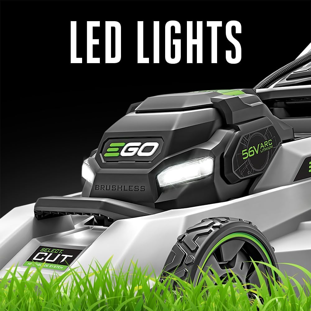 EGO POWER+ LM2135SP 56V Self-Propelled Cordless Lawn Mower, 7.5Ah + 5.0Ah Batteries, Charger Included