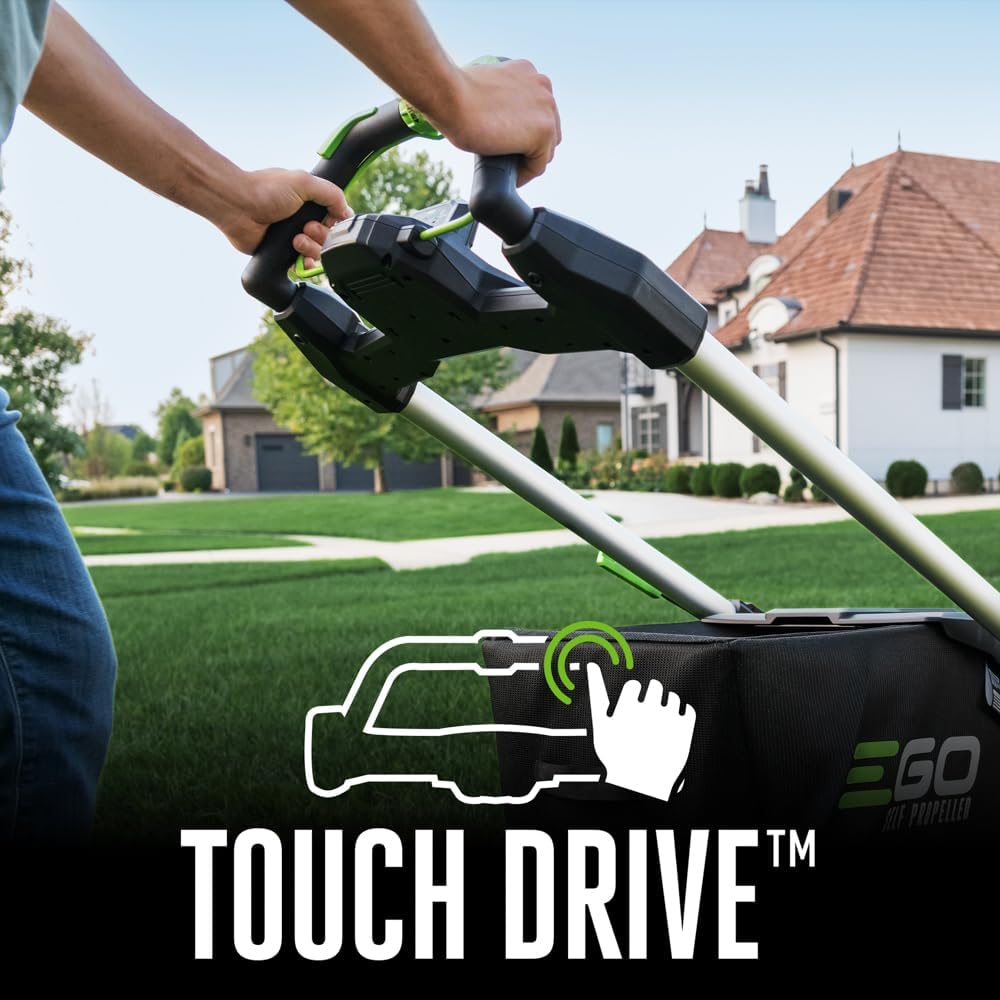 EGO Power+ LM2206SP 56V 22" Self-Propelled Cordless Lawn Mower, 10Ah + 5Ah Batteries, Turbo Charger