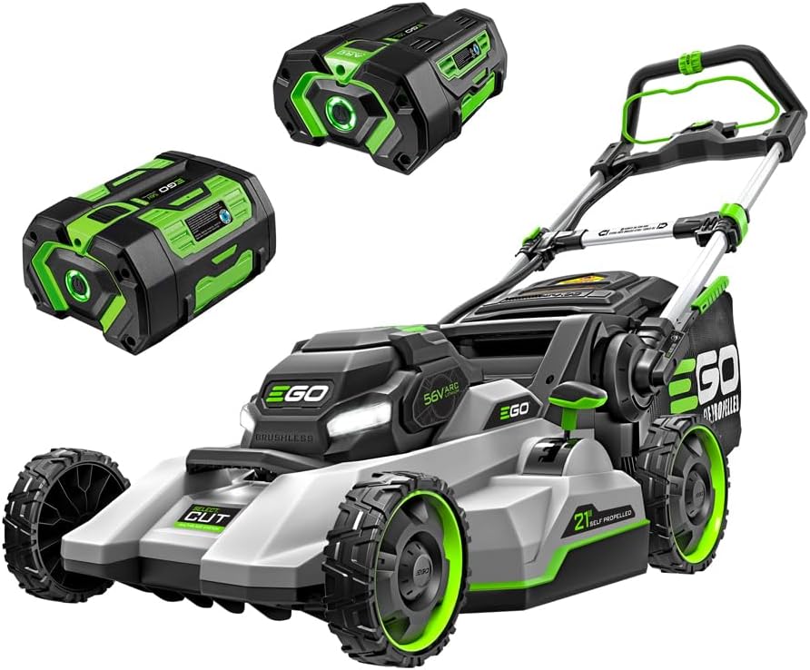 EGO POWER+ LM2135SP 56V Self-Propelled Cordless Lawn Mower, 7.5Ah + 5.0Ah Batteries, Charger Included