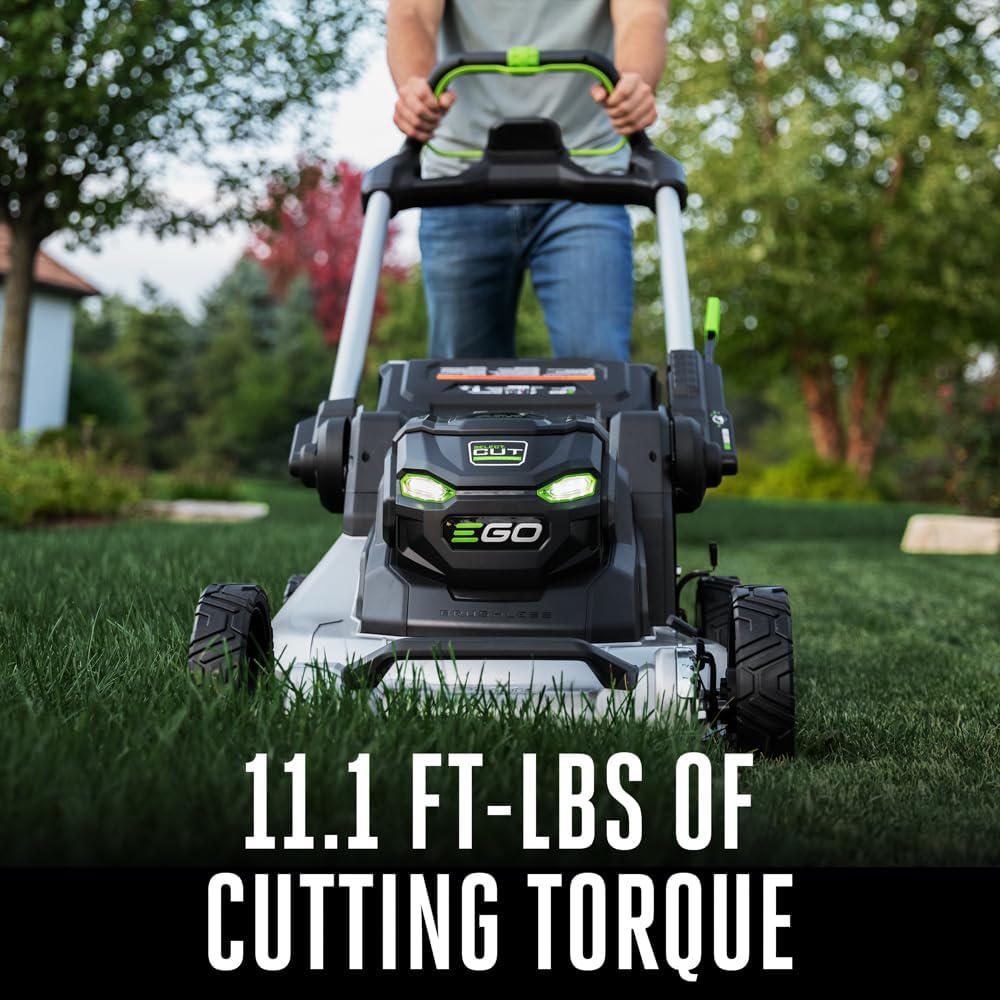 EGO Power+ LM2206SP 56V 22" Self-Propelled Cordless Lawn Mower, 10Ah + 5Ah Batteries, Turbo Charger