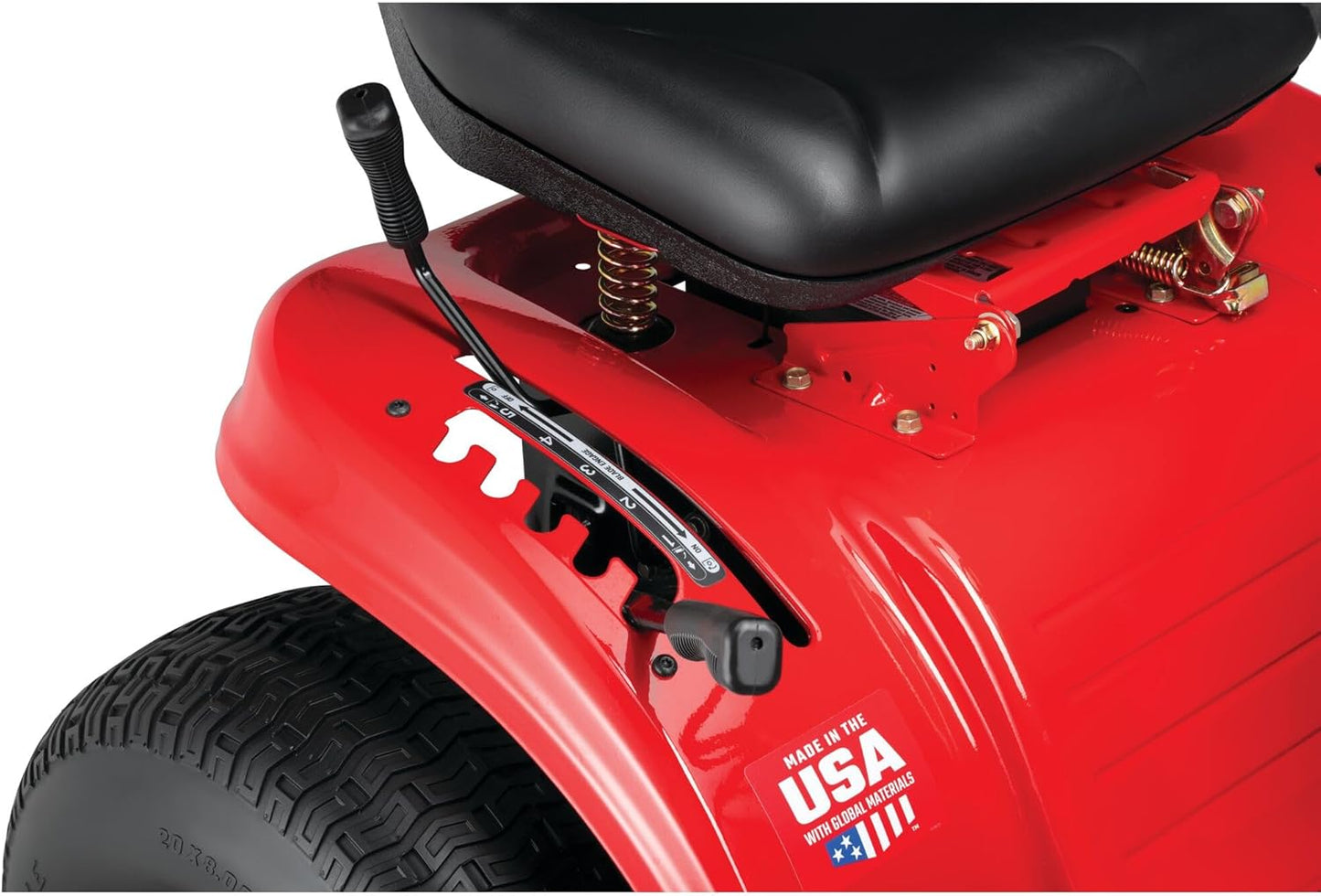 CRAFTSMAN 42" Gas Riding Lawn Mower, 17.5 HP Briggs & Stratton Engine, 7-Speed Lawn Tractor