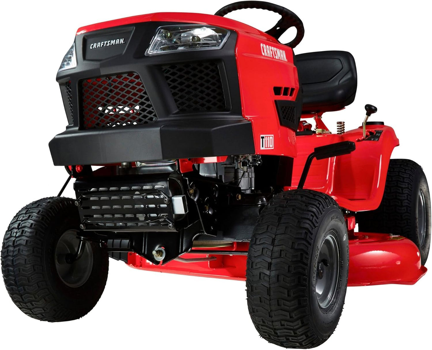 CRAFTSMAN 42" Gas Riding Lawn Mower, 17.5 HP Briggs & Stratton Engine, 7-Speed Lawn Tractor